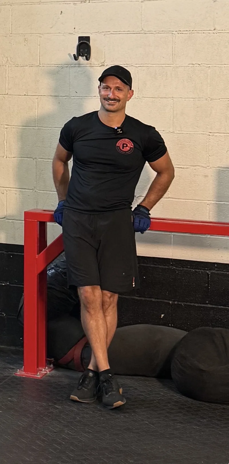 Alexis Dufour en salle d'entraînement